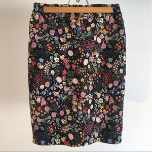 Floral Pencil Skirt